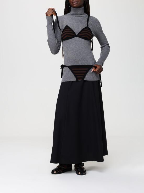 26SS 모스키노 스웨터 09270500 2497 Grey - MOSCHINO