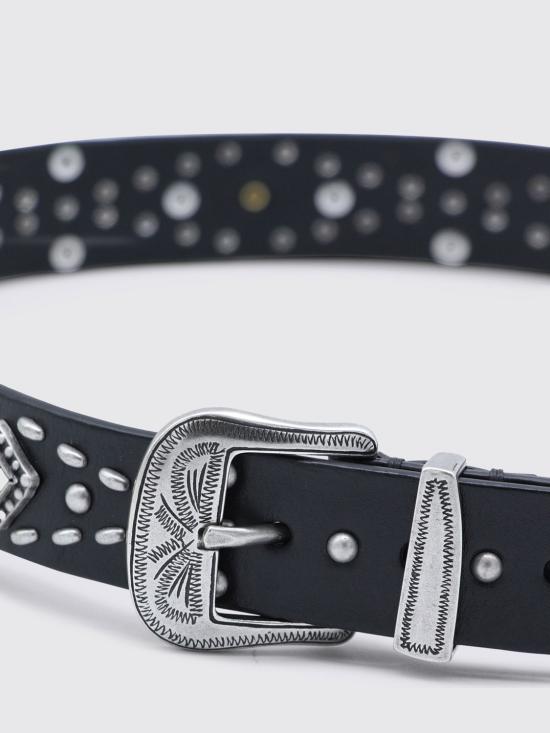 26SS 골든구스 레귤러 벨트 GWA00809A000817 90100 Black - GOLDEN GOOSE