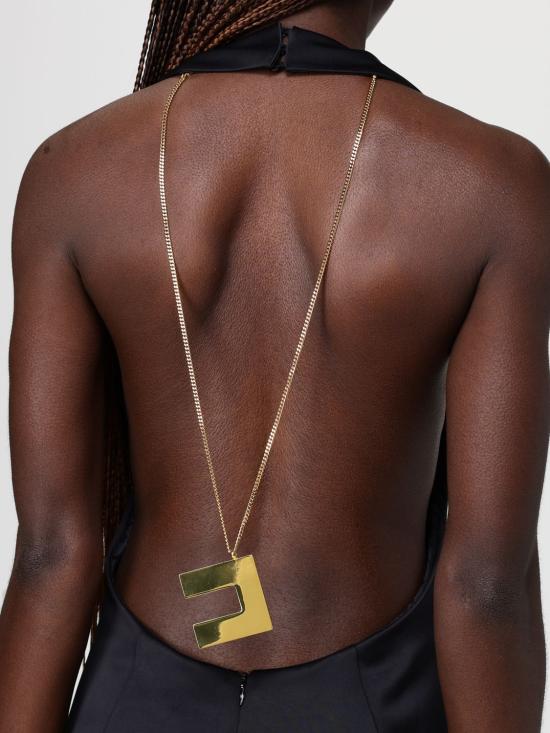 26SS 엘리자베타프랜치 롱 원피스 AB87162E2 110 Black - ELISABETTA FRANCHI