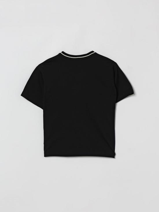 26SS [키즈] 돌체앤가바나 티셔츠 L4JTHVG7PTO N0000 Black - DOLCE & GABBANA