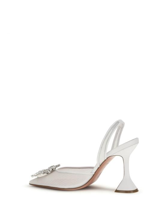 26SS 아미나 무아디 힐/펌프스 13S362832BEG White - AMINA MUADDI