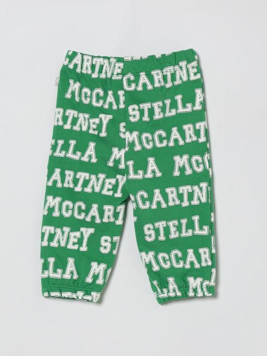 26SS [키즈] 스텔라 맥카트니 스트레이트 팬츠 TY6650Z3568 769BC Green - STELLA MCCARTNEY