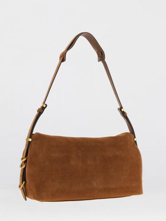 26SS 핑코 숄더백 105049A0F6 L17Q Brown - PINKO