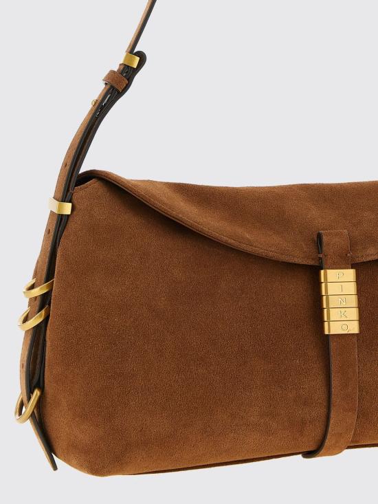 26SS 핑코 숄더백 105049A0F6 L17Q Brown - PINKO