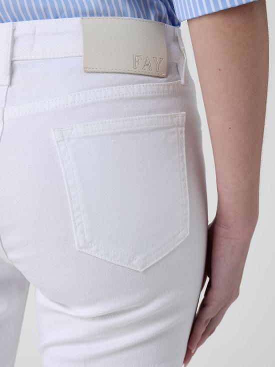 26SS 페이 데님 팬츠 NTW8252505TQVR B001 White - FAY