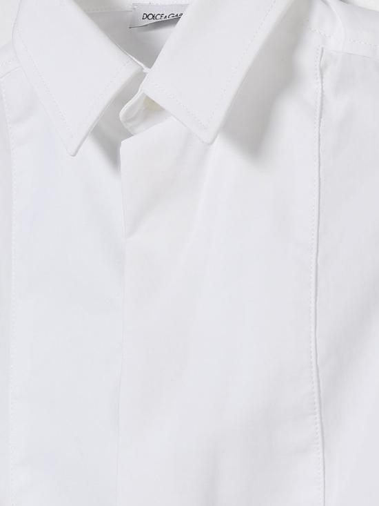 26SS [키즈] 돌체앤가바나 셔츠 L43S88G7P1X W0800 White - DOLCE & GABBANA