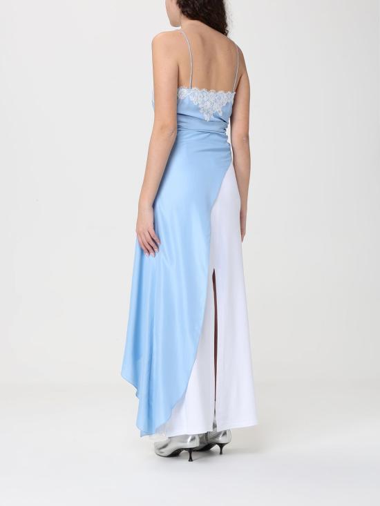 26SS 모스키노 롱 원피스 08010545 0304 Gnawed Blue - MOSCHINO