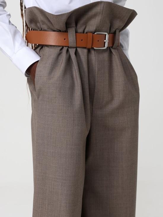 26SS 모스키노 팔라초 팬츠 03180522 0095 Brown - MOSCHINO