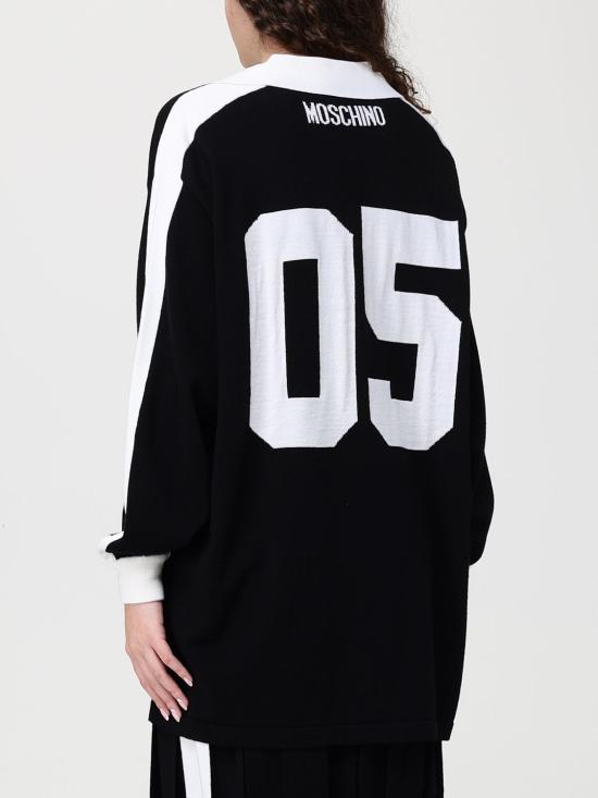 26SS 모스키노 폴로 티셔츠 09280500 1555 Black - MOSCHINO