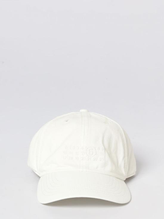 26SS [키즈] MM6 메종마르지엘라 모자 M60918MM05S M6101 White - MM6 MAISON MARGIELA