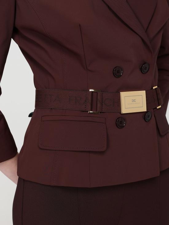 26SS 엘리자베타프랜치 자켓 GI22461E2 644 Brown - ELISABETTA FRANCHI