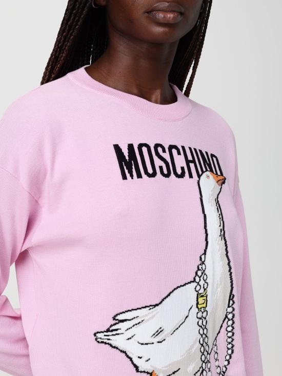 26SS 모스키노 스웨터 09180502 3224 Pink - MOSCHINO