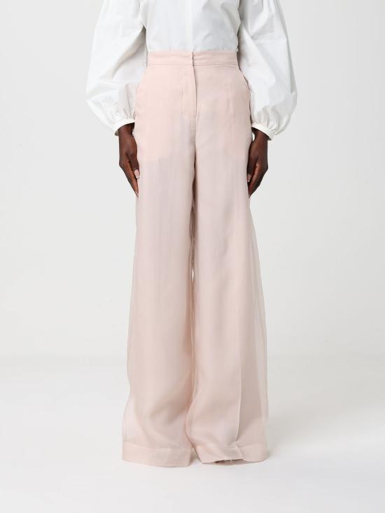 26SS 막스마라 Mxeolivi 실크 오간자 레이어드 팬츠 2611131044600 002 Dust