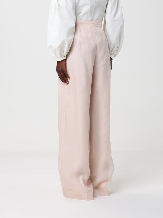 26SS 막스마라 Mxeolivi 실크 오간자 레이어드 팬츠 2611131044600 002 Dust - MAX MARA