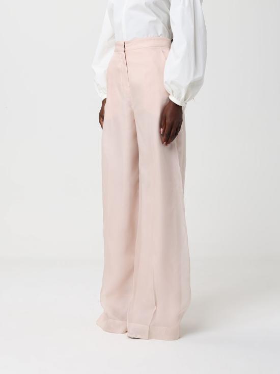 26SS 막스마라 Mxeolivi 실크 오간자 레이어드 팬츠 2611131044600 002 Dust - MAX MARA