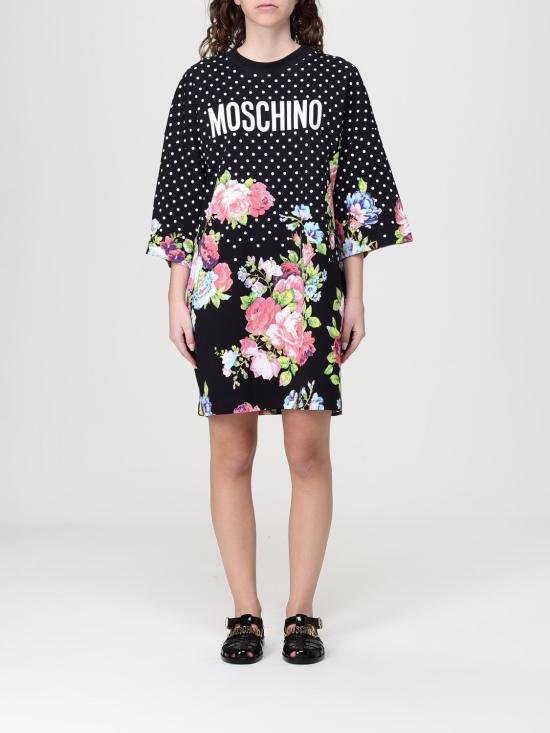 26SS 모스키노 롱 원피스 04660542 3888 Black