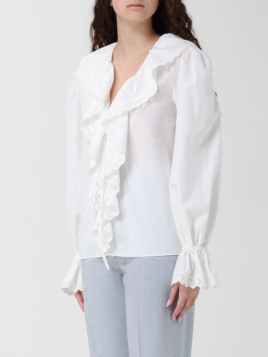 26SS 알베르타 페레티 셔츠 02261642 0002 White - ALBERTA FERRETTI