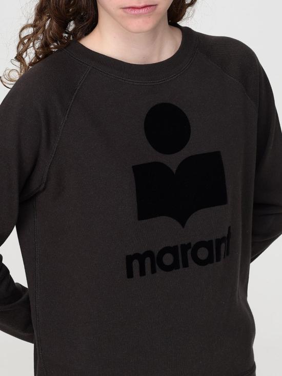 26SS 이자벨마랑에뚜왈 밀리니 코튼 스웨트셔츠 SW0160FAA1M07E 02FK Black - ISABEL MARANT ETOILE