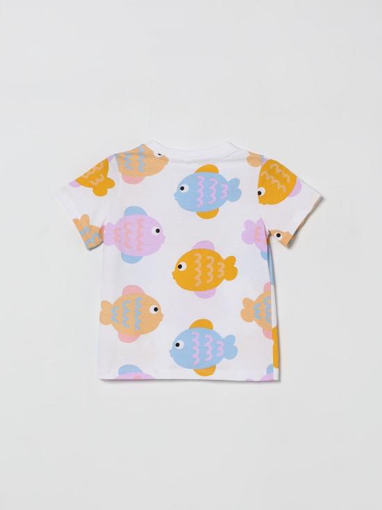 26SS [키즈] 스텔라 맥카트니 티셔츠 TY8081Z3573 100MC White - STELLA MCCARTNEY