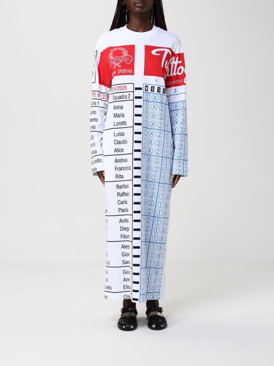 26SS 모스키노 롱 원피스 04210542 1888 Multicolor