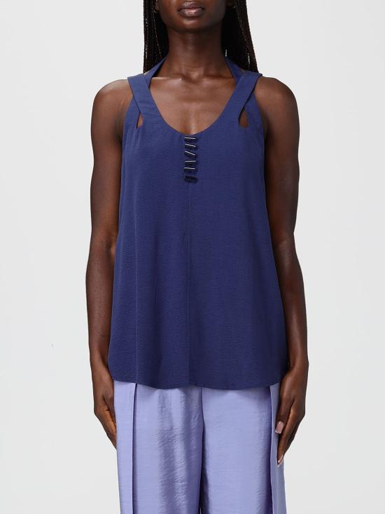 26SS 엠포리오 아르마니 민소매 티셔츠 EW003106AF20287 UB130 Blue