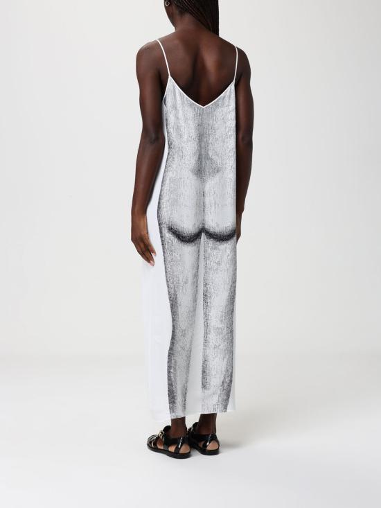 26SS 모스키노 롱 원피스 04560554 1001 Multicolor - MOSCHINO