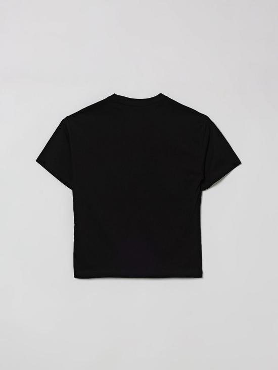 26SS [키즈] 엠포리오 아르마니 티셔츠 7G000178AF12503 UC001 Black - EMPORIO ARMANI