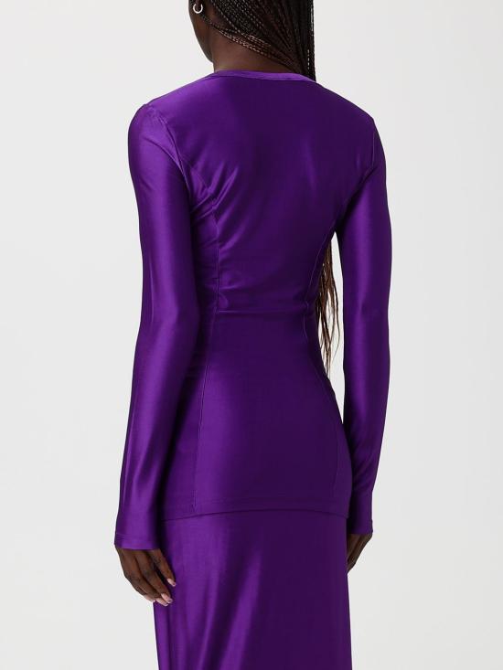 26SS 파코라반 긴팔 티셔츠 26PJTO176VI0267 P535 Violet - PACO RABANNE