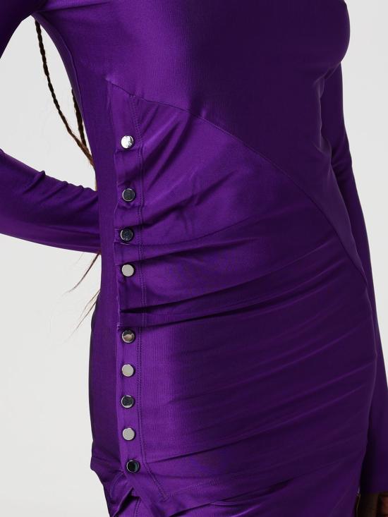 26SS 파코라반 긴팔 티셔츠 26PJTO176VI0267 P535 Violet - PACO RABANNE