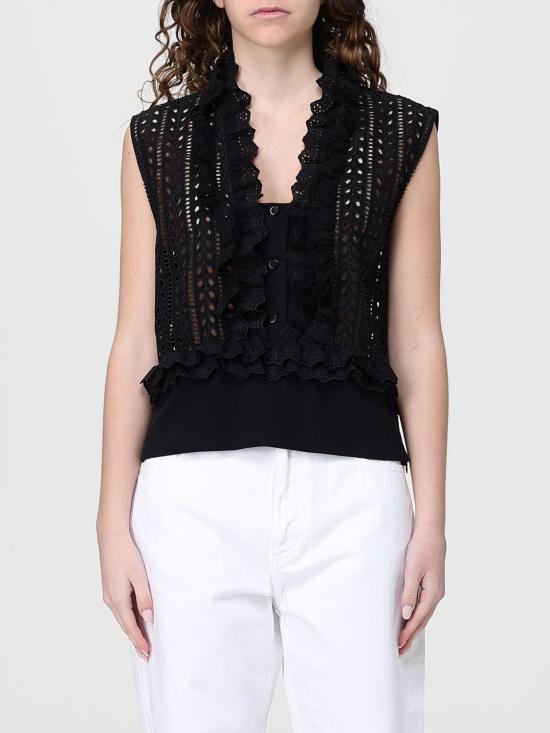 26SS 알베르타 페레티 민소매 티셔츠 08081623 0555 Black