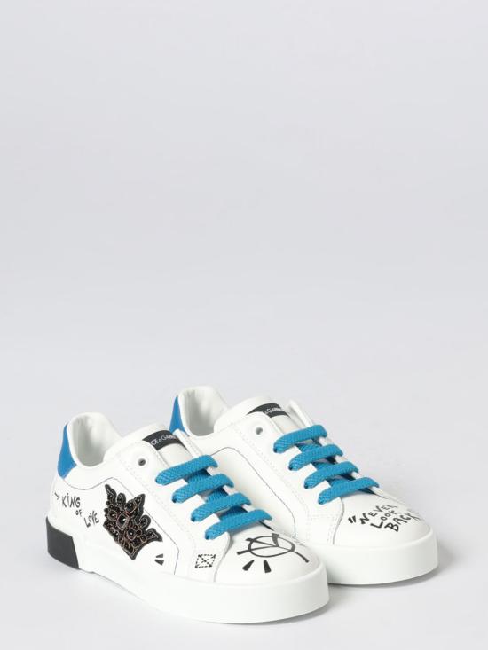 26SS [키즈] 돌체앤가바나 스니커즈 DA0702A0219 8W921 Blue - DOLCE & GABBANA