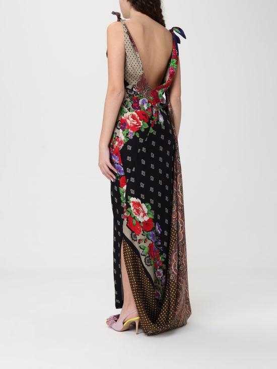 26SS 모스키노 롱 원피스 04150566 7888 Multicolor - MOSCHINO