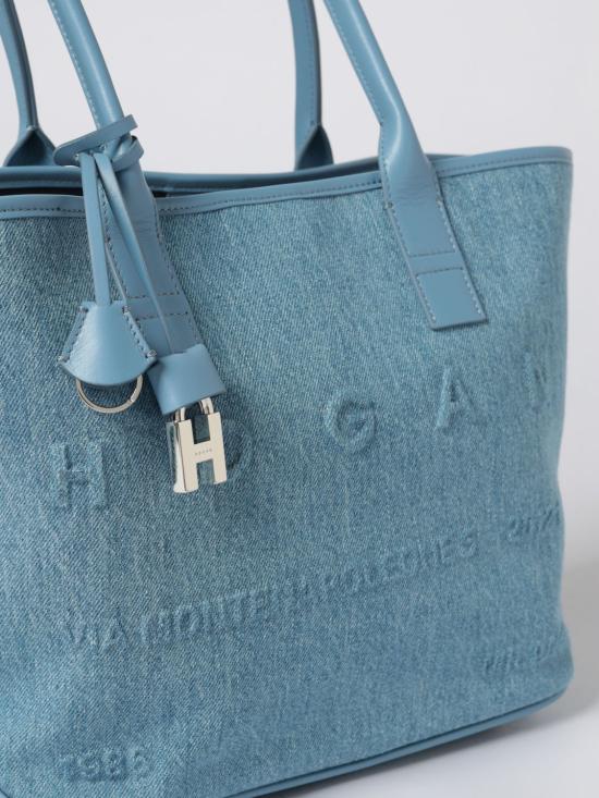 26SS 호간 토트백 KBW01TA2200UU8 7E02 Sky Blue - HOGAN