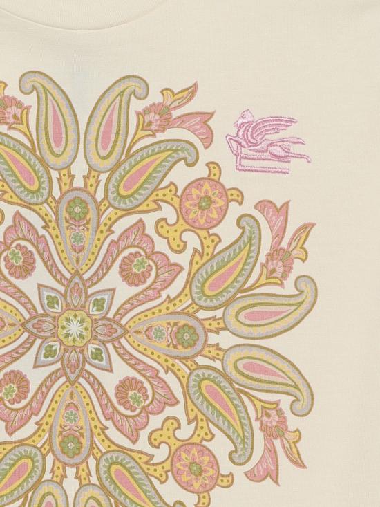 26SS [키즈] 에트로 티셔츠 GY8P51Z3672 102RS Ivory - ETRO