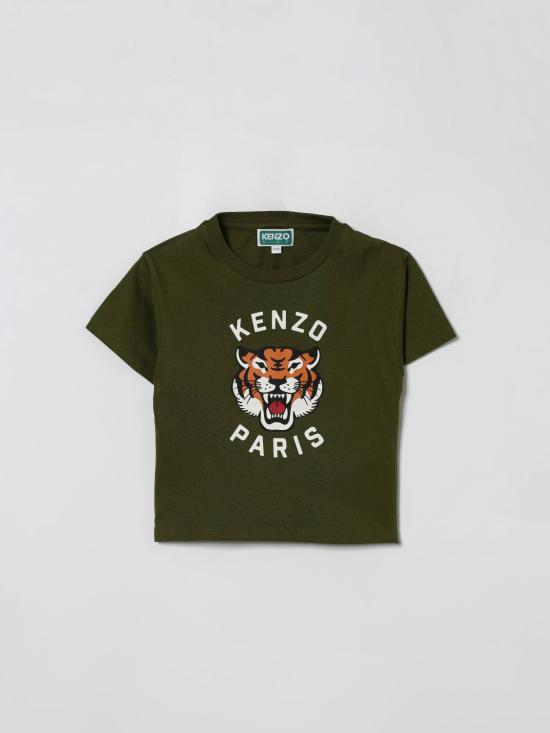 26SS [키즈] 겐조 티셔츠 K61676 64B Kaki