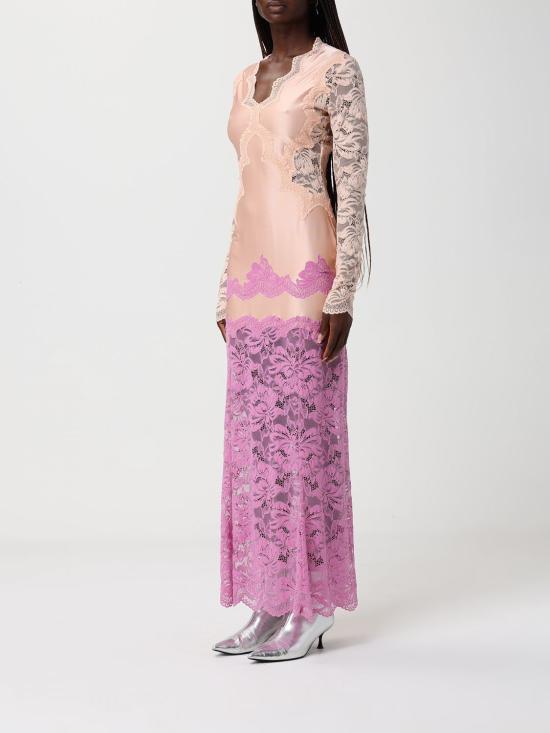 26SS 파코라반 롱 원피스 26PJRO231PA0170 P259 Pink - PACO RABANNE