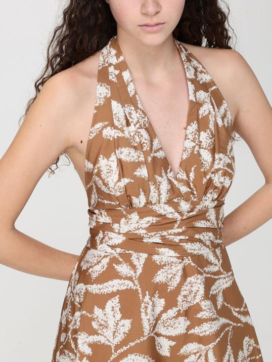 26SS 막스마라 롱 원피스 2611221042600 001 Brown - MAX MARA