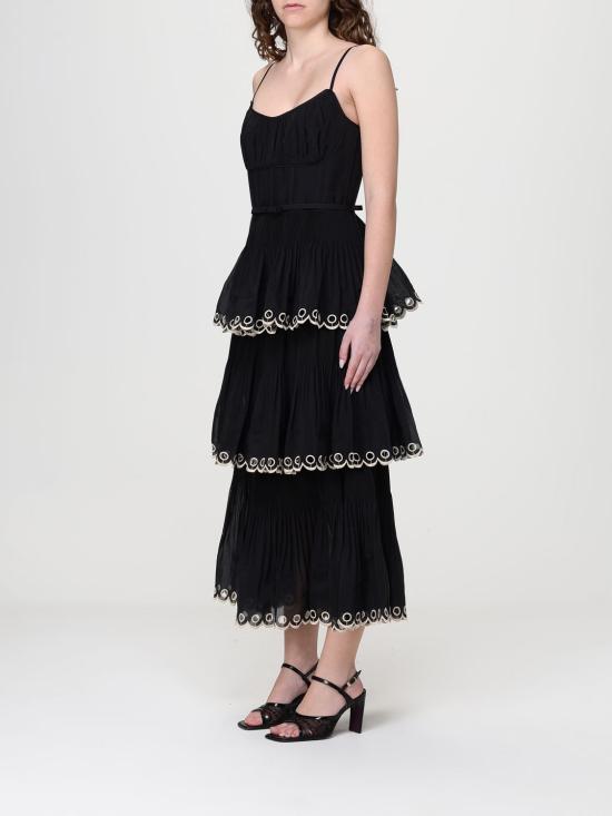 26SS 짐머만 롱 원피스 7023DC26R BLK Black - ZIMMERMANN