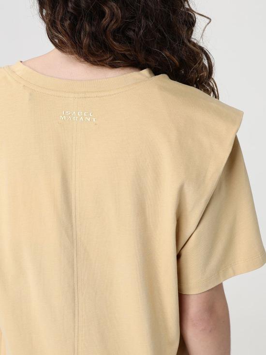 26SS 이자벨마랑 반팔 티셔츠 TS0041FAA1N41I 10DW Yellow - ISABEL MARANT