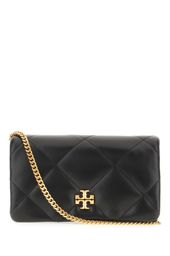 26SS 토리버치 키라 다이아몬드 퀼트 체인 월렛 158624 001 BLACK