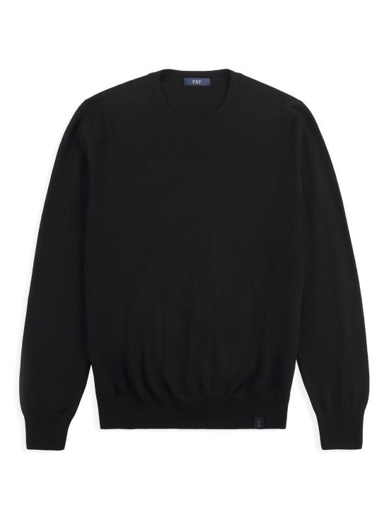 25FW 페이 스웨터 NMMC1492420CQT B999 NERO
