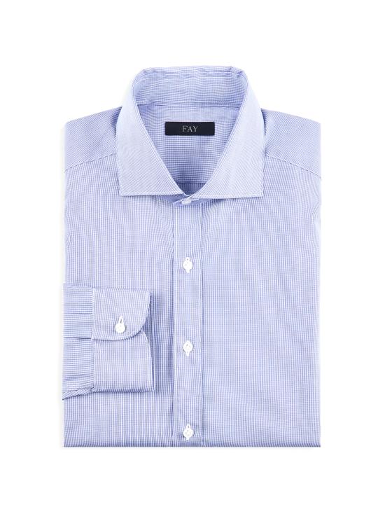 25FW 페이 긴팔 셔츠 NCMA1492590WJL U215 BLU MEDIO