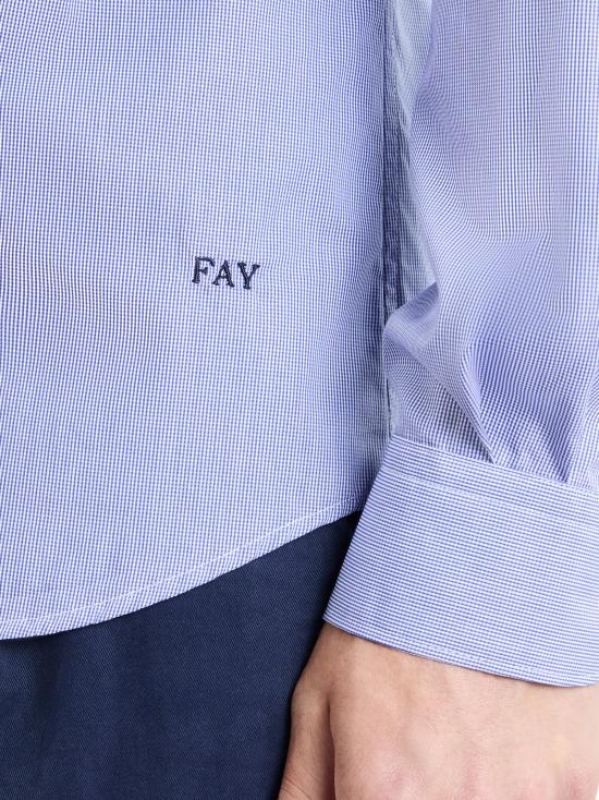25FW 페이 긴팔 셔츠 NCMA1492590WJL U215 BLU MEDIO - FAY