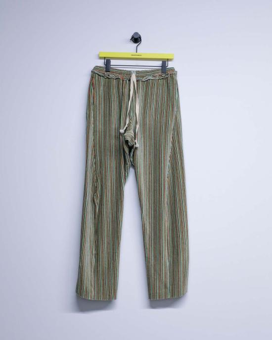  에드워드 커밍 트레이닝/조거 팬츠 타월 소재 트위스트 트랙팬츠