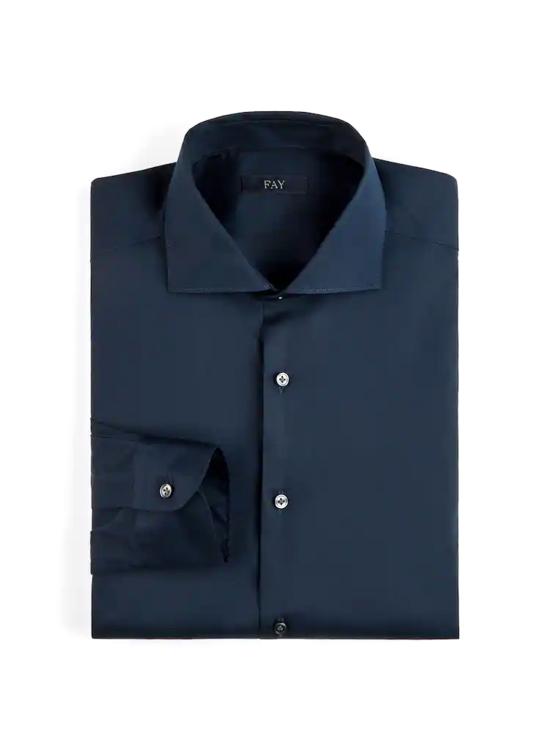 25FW 페이 긴팔 셔츠 NCMA149259SORM U807 BLU NAVY