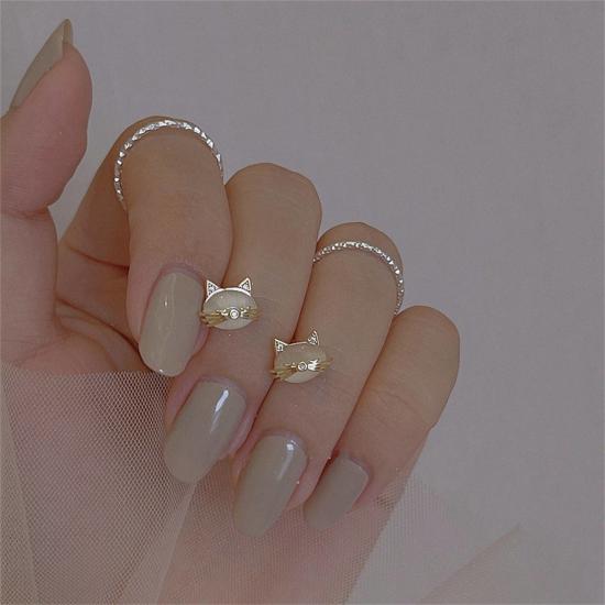  Perimade & Co. 이어링 페리메이드앤코 미니 오팔 고양이 스터드 귀걸이 - OTHER BRANDS