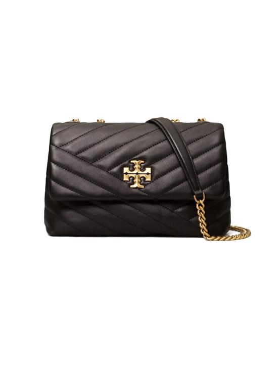 26FW 토리버치 키라 쉐브론 스몰 컨버터블 숄더백 90452 001 BLACK