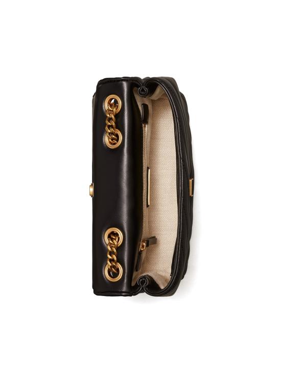 26FW 토리버치 키라 쉐브론 스몰 컨버터블 숄더백 90452 001 BLACK - TORY BURCH