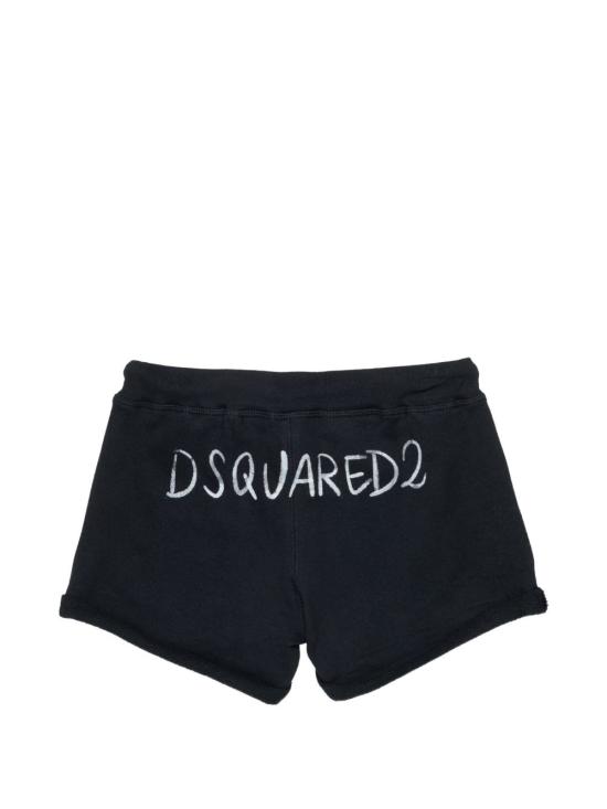 26SS [키즈] 디스퀘어드2 쇼츠/버뮤다 DQ3197D0AGQ DQ900 Black - DSQUARED2