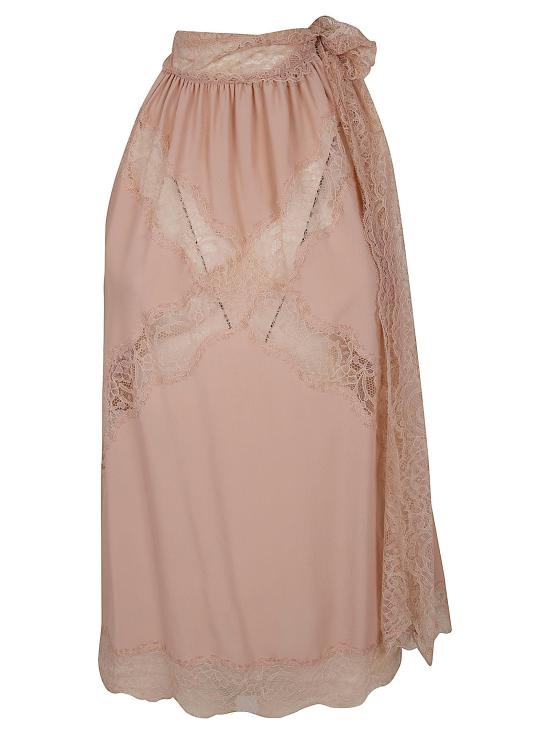 26SS 핑코 롱 스커트 106263 A32Y Q35 ROSA MOGANO PINK PURPLE